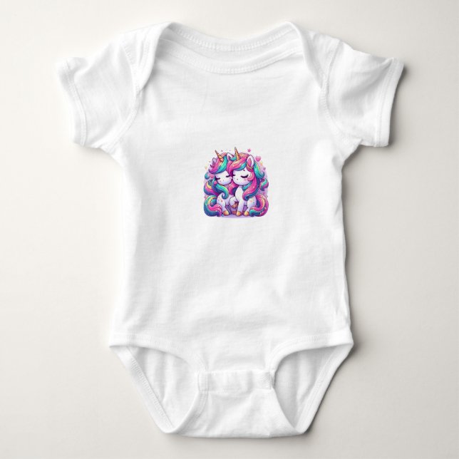 Body Unicorn Baby Strampler (Vorderseite)