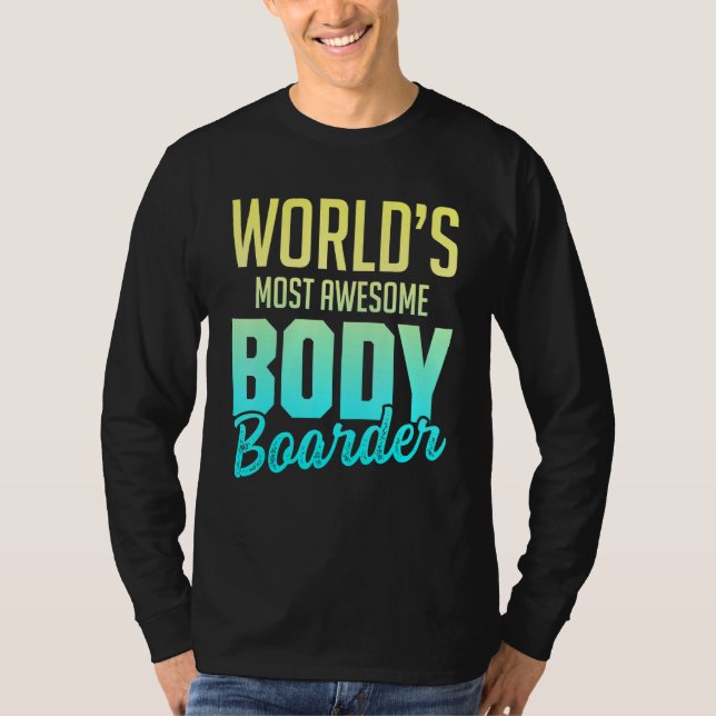Bodyboard Bodyboarder 33 T-Shirt (Vorderseite)