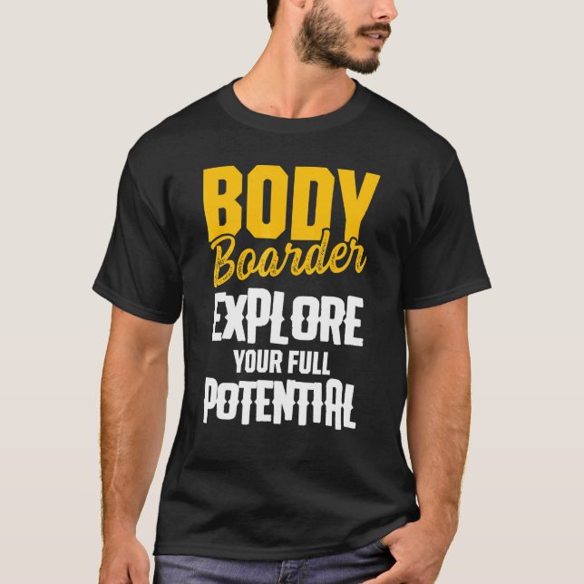 Bodyboard Bodyboarder 35 T-Shirt (Vorderseite)