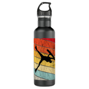 Bodyboarder Retro Vintag Sunset Bodyboarding Wind Edelstahlflasche