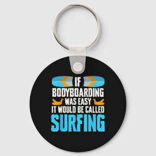 Bodyboarding-Fahrer und Surfen-Bodyboarder Schlüsselanhänger