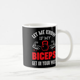 Bodybuilder Biceps Gym Fitness Workout Motivation Kaffeetasse