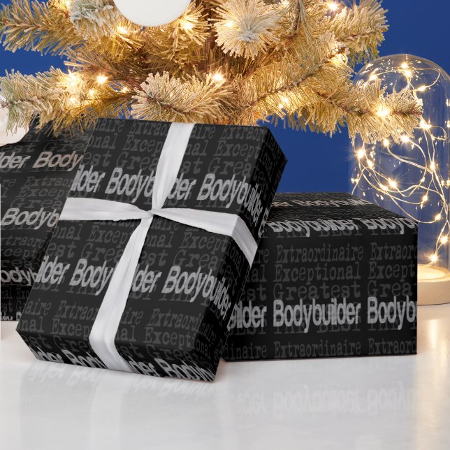 Bodybuilder Extraordinaire Geschenkpapier (Feiertage)
