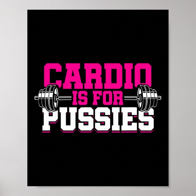 Bodybuilder Gewichtheber  Poster (Vorne)