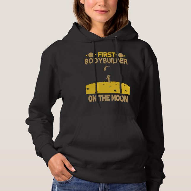Bodybuilder On The Moon Hoodie (Vorderseite)