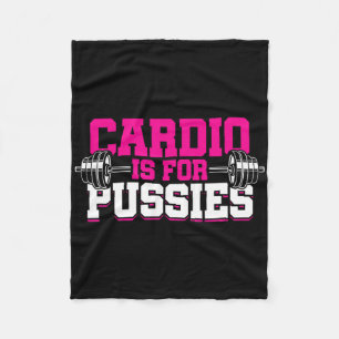 Bodybuilder Weightlifter Fleecedecke