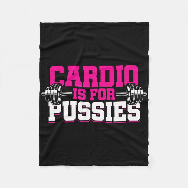 Bodybuilder Weightlifter Fleecedecke (Vorderseite)