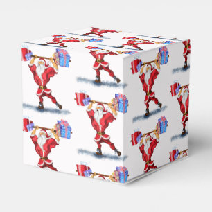 Bodybuilder Weihnachtsmann Lustige Weihnachtsgesch Geschenkschachtel