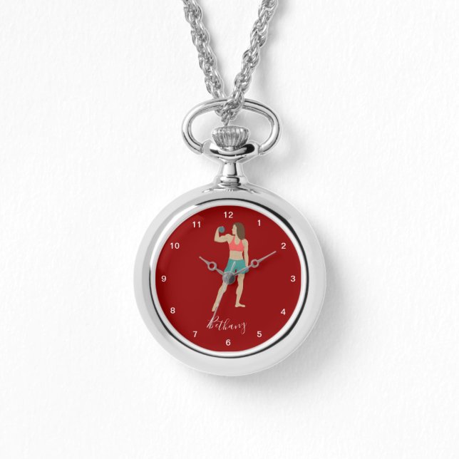 Bodybuilding Armbanduhr (Vorderseite)