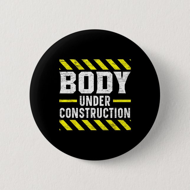 Bodybuilding Button (Vorderseite)