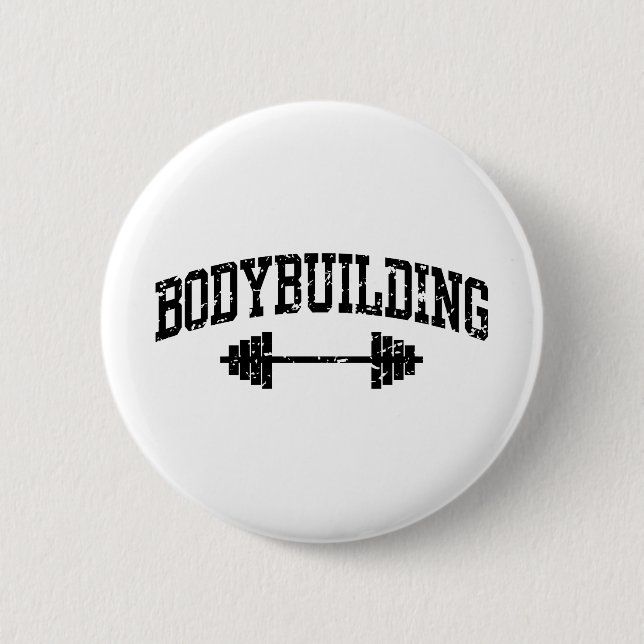 Bodybuilding Button (Vorderseite)