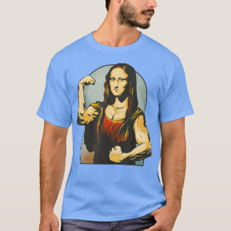 Bodybuilding der Mona Lisa Fitness T-Shirt
