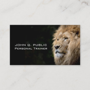 Bodybuilding Ernährung der Personal Trainer Fitnes Visitenkarte