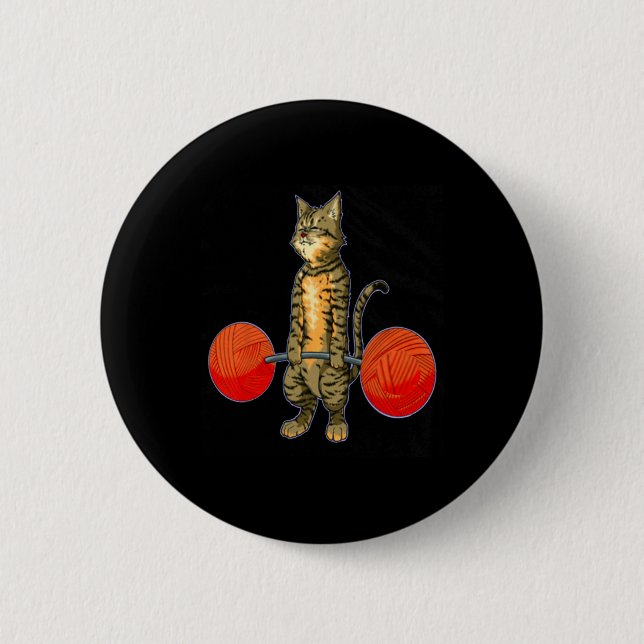 Bodybuilding-Fitness Button (Vorderseite)