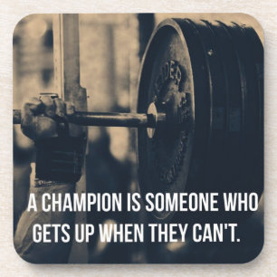 Bodybuilding Fitness Gym Workout Motivation Untersetzer