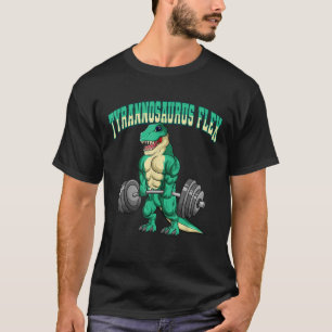 Bodybuilding Fitness Tyrannosaurus Flex Dinosaurie T-Shirt