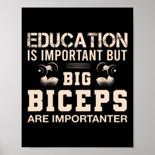 Bodybuilding Fitness Vintage-Turnhalle Athletik-Wo Poster