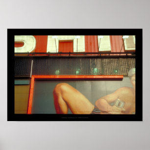 Bodybuilding Fitness Werbung Time Square NYC 2 Poster