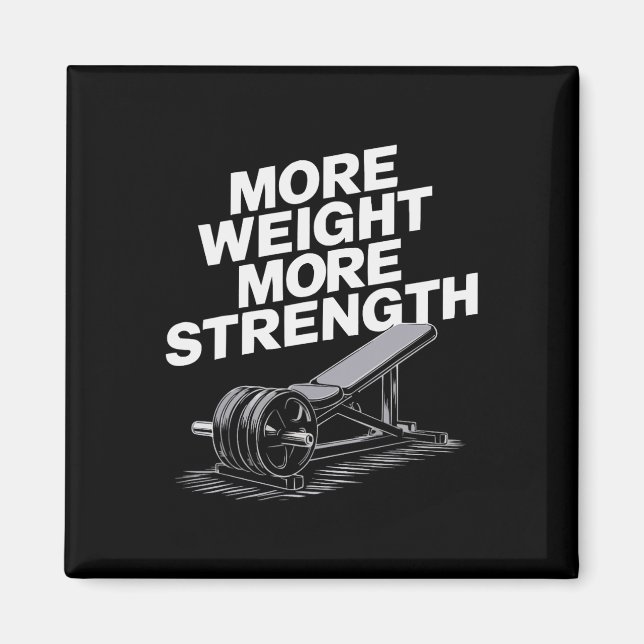 Bodybuilding-Fitness-Workout-Gy Magnet (Vorne)
