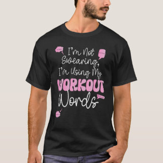 Bodybuilding Funny Ich schwöre nicht mit meiner Ar T-Shirt