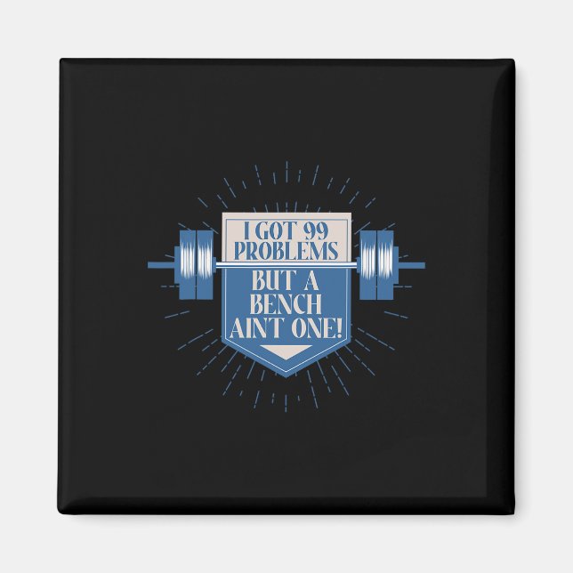 Bodybuilding für Männer Magnet (Vorne)