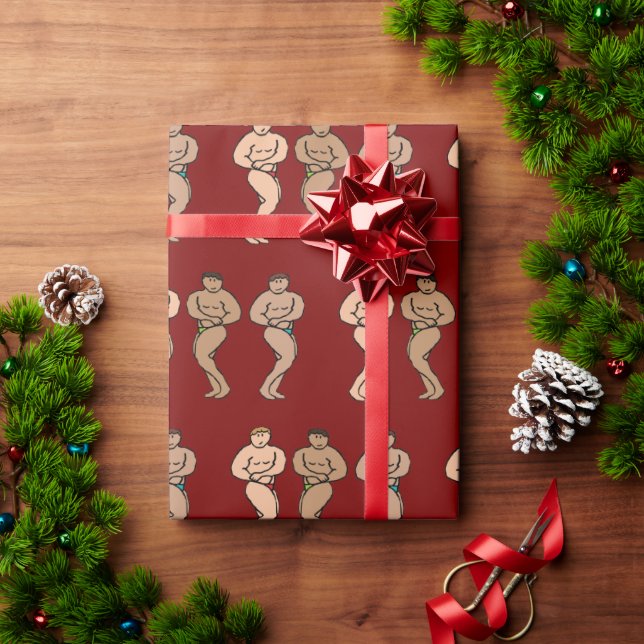 Bodybuilding Geschenkpapier (Feiertagsgeschenk)