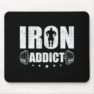 Bodybuilding-Gewichtheben-Workout-Geschenk Co. Eis Mousepad