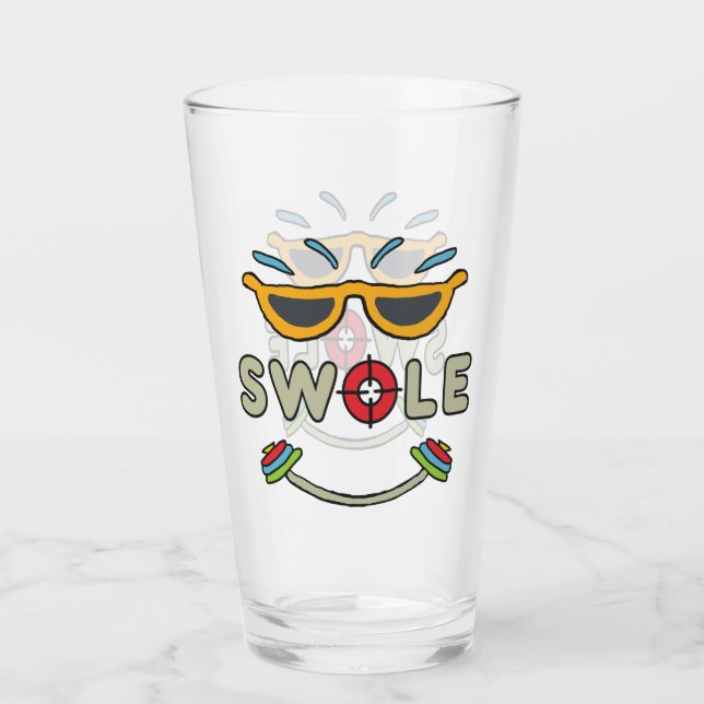 Bodybuilding Glas (Vorderseite)