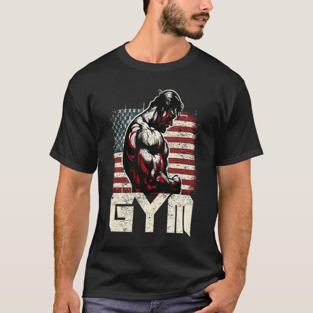 Bodybuilding Gorilla Gym Fitness Beast 1 T-Shirt (Vorderseite)