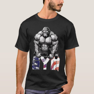 Bodybuilding Gorilla Gym Fitness Bestie 2 T-Shirt