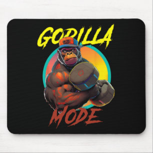 Bodybuilding Gorilla-Modus-Workout Mousepad