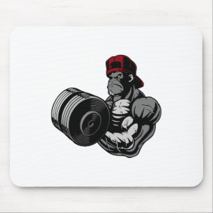 Bodybuilding-Gorilla-Workout-Gym-Krafttraining Mousepad