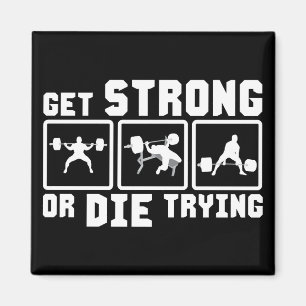 Bodybuilding Gym Motivation Magnet
