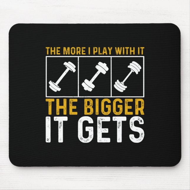 Bodybuilding Gymnastik trainieren Muskeln Mousepad (Vorne)