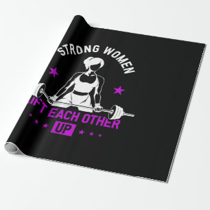 Bodybuilding-Gymnastik und Funny Training Geschenkpapier
