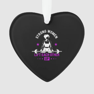 Bodybuilding-Gymnastik und Funny Training Ornament