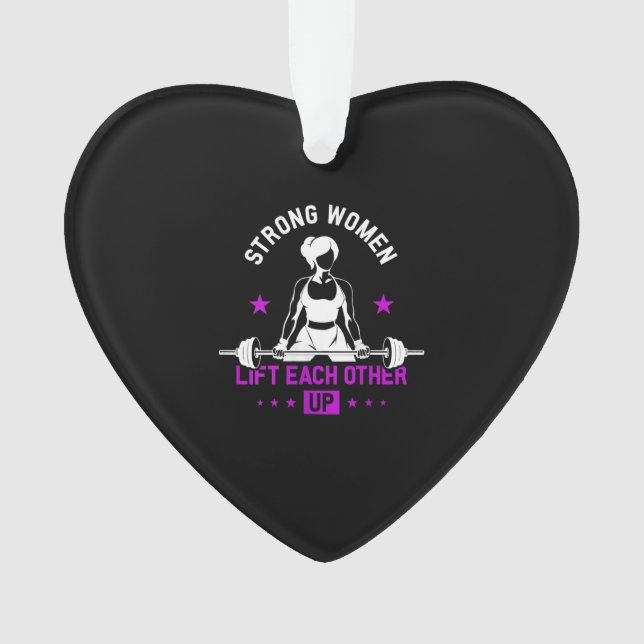 Bodybuilding-Gymnastik und Funny Training Ornament (Vorderseite)