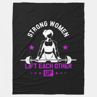 Bodybuilding Gymnastiktrainings für Frauen Fleecedecke