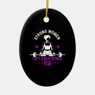 Bodybuilding Gymnastiktrainings für Frauen Keramik Ornament