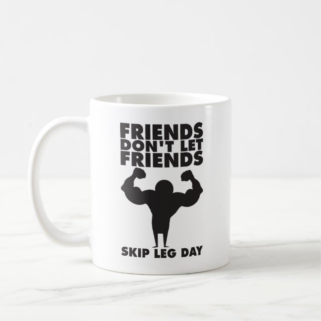 Bodybuilding - Leg Day nicht überspringen - Squat Tasse (Links)