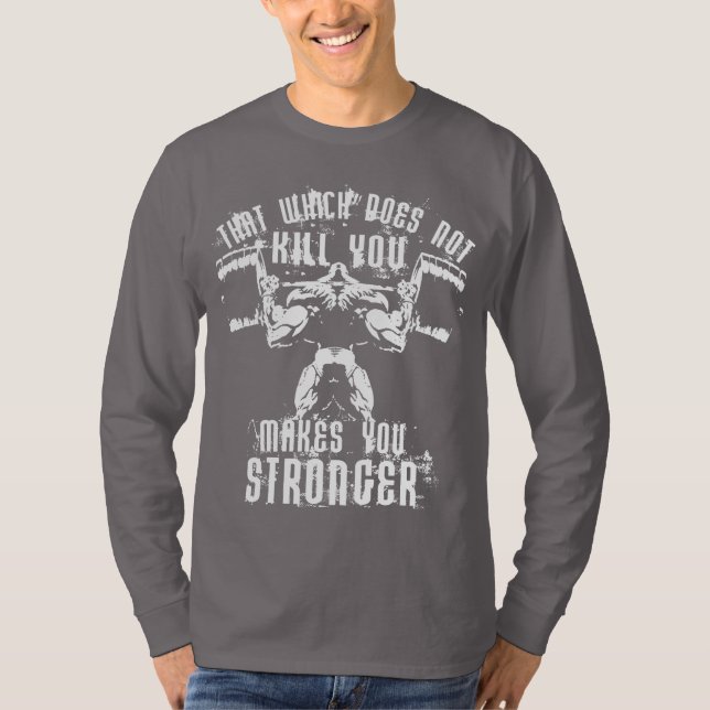 Bodybuilding Lifting Motivation - Squat T-Shirt (Vorderseite)