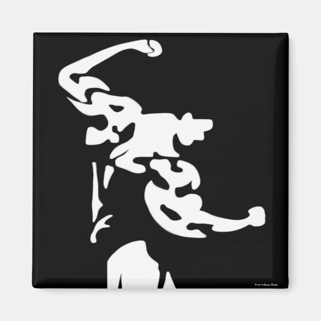 Bodybuilding Magnet (Vorne)