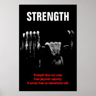 Bodybuilding Motivierend Poster