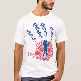 Bodybuilding_musculculculation_main_americain_drap T-Shirt