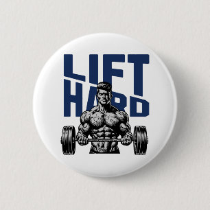 Bodybuilding-Schwung-Bewegungs-Sprichwort Button