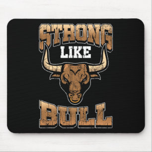 Bodybuilding-Shirt - Fitness-Geschenk Stark wie ei Mousepad
