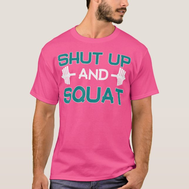 Bodybuilding Shirt wird beendet und Squat Funny Wo (Vorderseite)