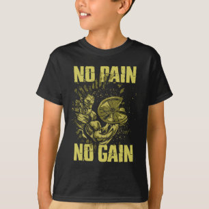 Bodybuilding-Shirts Für Männer No Pain No Gain Bod T-Shirt