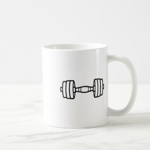 Bodybuilding Sport Minimalist Einfache Hantel Kaffeetasse