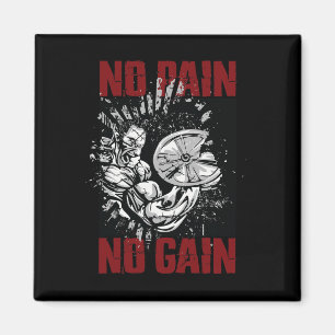 Bodybuilding-Sprüche und Gym-Shirts für Männer Kei Magnet